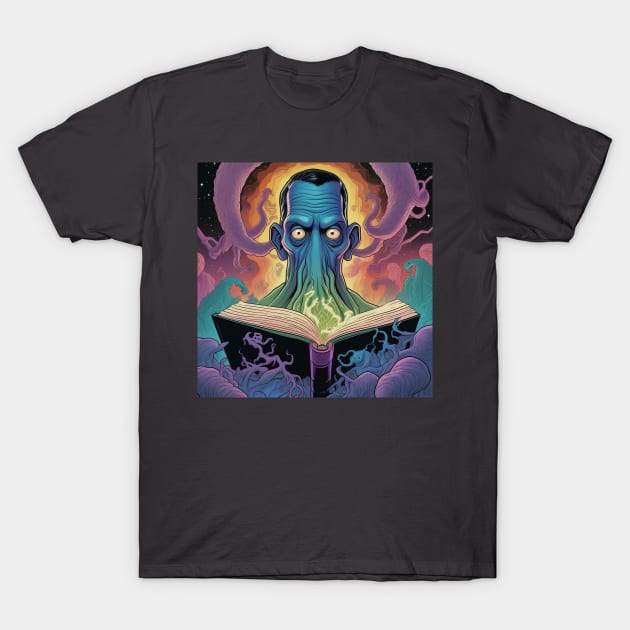 Cthulhu HP Lovecraft T-Shirt by JonHale